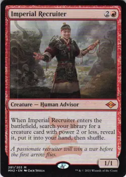 MTG Imperial Recruiter (281) | NM | Modern Horizons 2 {MH2} - Image 1