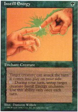 1 x Instill Energy - Fourth Edition - NM-Mint - MTG - Image 1