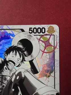 MONKEY D. LUFFY #001 (ST29-001) ALT ART LEADER PARALLEL EGGHEAD STARTER OP - Image 4