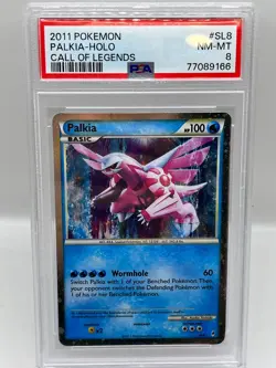 Palkia SL8 Call of Legends Holo Secret Rare Shiny Shining Pokemon Card PSA 8 N/M - Image 1