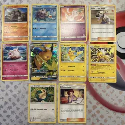 Pokemon cards bundle | Hidden Fates | No Duplicates | Raichu GX - Image 1