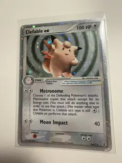 Clefable EX FireRed & LeafGreen Reverse Holo Card 106/112 VLP NM Condition - Image 2