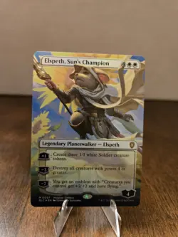 Elspeth, Sun's Champion (Borderless) Commander: Bloomburrow Foil - Image 1