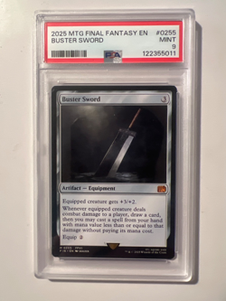 Buster Sword Final Fantasy PSA 9 - Image 1