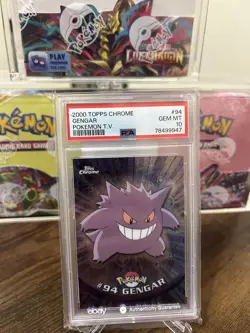 Pokemon Topps Chrome Gengar #94 PSA 10 Gem Mint - Image 1
