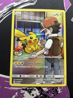 Pokemon Pikachu (Secret) 241/236 Sm-Cosmic Eclipse Holo NM - Image 1