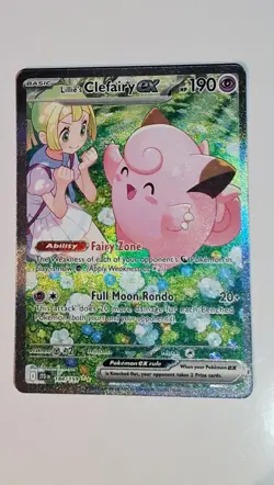 Lillie's Clefairy EX 184/159 Pokemon TCG Journey Together SIR NM - Image 1