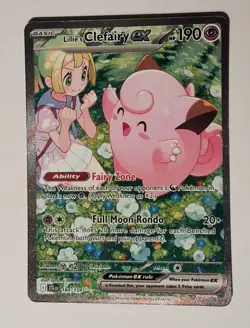Lillie's Clefairy EX 184/159 Pokemon TCG Journey Together SIR NM - Image 3