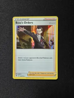 Pokemon TCG - Boss's Orders 154/192 - Rebel Clash Holo Rare Mint - Image 1