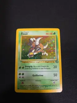 Pokemon Vintage Holo Pinsir 9/64 Jungle WotC 1999 - Image 1
