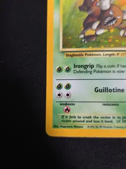 Pokemon Vintage Holo Pinsir 9/64 Jungle WotC 1999 - Image 3