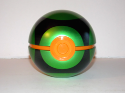 Pokemon Collectible Dusk Ball Tin *EMPTY* Pokemon Poke Ball Green Black Orange - Image 2