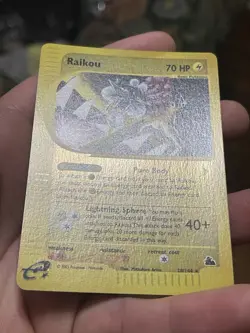 Pokemon Raikou Skyridge Reverse Holo Rare 28/144 - Image 3