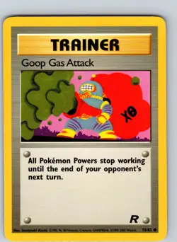 Goop Gas Attack 78/82 2000 Team Rocket Unlimited Regular Common - Image 1