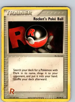 Rocket's Poke Ball 89/109 2004 EX Team Rocket Returns Unlimited Regular Common - Image 1