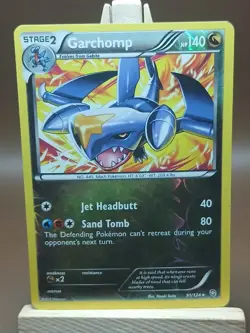HP Pokemon TCG - Garchomp - 91/124 - Dragons Exalted Reverse Holo Rare - Image 1
