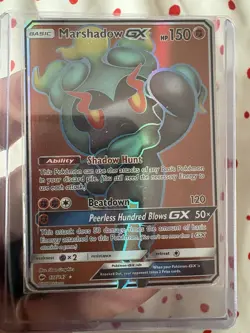 Pokemon TCG Marshadow GX Burning Shadows 137/147 Holo Full Art Ultra Rare - Image 2