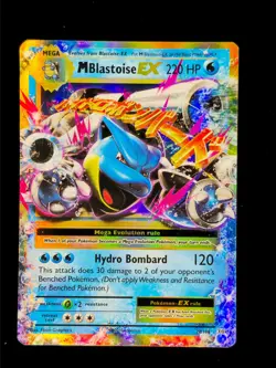 M Blastoise EX 22 Pokemon Evolutions 2016 NM/LP+ 🔥🔥🔥 - Image 1