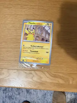 Pikachu At The Museum, Pokemon X Natural History Museum Jumbo Promo - SEALED - Image 1