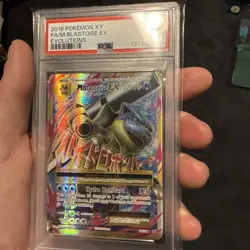 2016 Pokemon XY Evolutions #102 FA M Blastoise EX EN PSA 9 - Image 3