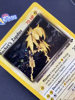 Pokemon TCG Rocket's Zapdos Gym Challenge 15/132 Holo Rare MP. - Image 3