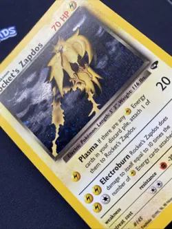 Pokemon TCG Rocket's Zapdos Gym Challenge 15/132 Holo Rare MP. - Image 4