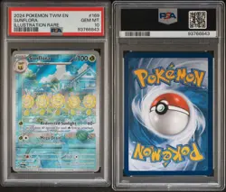 PSA 10 Sunflora 169/167 Twilight Masquerade Illustration Rare Pokemon - Image 3