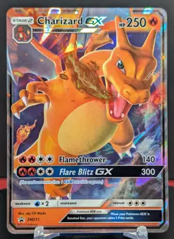 Pokemon Charizard GX #SM211 English Black Star Promo - Image 1