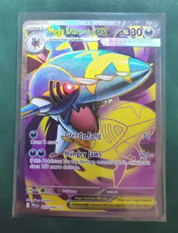 Me02:Phantasmal Flames Pokemon Mega Sharpedo ex Special illustration rare 113/94 - Image 1
