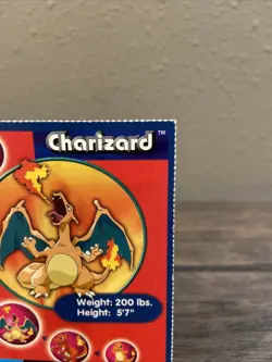 Charizard #6 Burger King Excl Mewtwo Strikes Back PokeTrivia 1999 Pokemon-LP! - Image 3