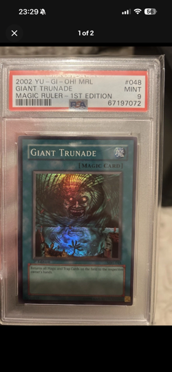 Judgment of Anubis and Giant Trunade 1st edition DCR-105 - MRL PSA 9 Private - Image 2