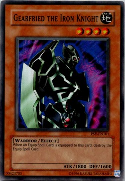 Yu-Gi-Oh! Gearfried the Iron Knight #PSV-101 Near Mint - Image 1