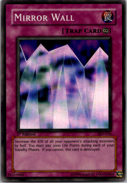 1x Mirror Wall - Super Rare - PSV-016 - 1st Ed - Image 1