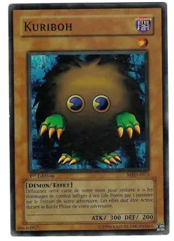 YUGIOH - KURIBOH - METAL RAIDERS - 1ST ED - SUPER RARE - GOOD+ - MRD-F071 - Image 1