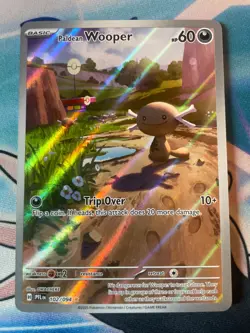 Paldean Wooper Illustration Rare 102/094 Phantasmal Flames Pokemon Card - Image 1