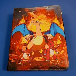 Pokemon Trading Card Binder 9 Pocket Zipper Holds 900 Cards CLEARANCE! - Image 1