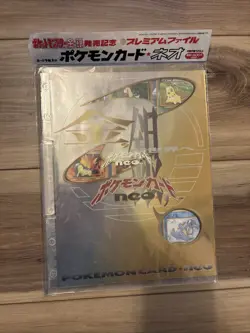 Pokemon TCG Neo Genesis Promo Series 1 Japanese 9 card Binder Sealed Near Mint - Image 1