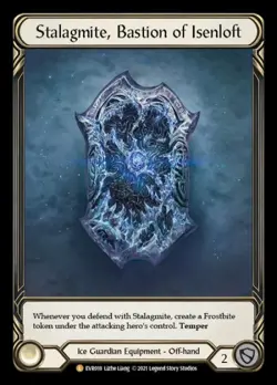 Flesh and Blood FAB Stalagmite, Bastion of Isenloft NM 1st EditionCold Foil - Image 1