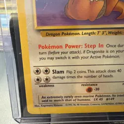 Pokemon TCG Dragonite Fossil 19/62 Non-Holo Unlimited Rare Card MP - Image 5