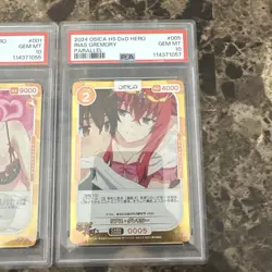 2024 Osica High School DXD Rias Gremory 3 Card PSA 10 LOT - Image 2