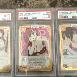 2024 Osica High School DXD Rias Gremory 3 Card PSA 10 LOT - Image 3