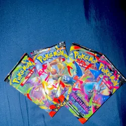Pokemon TCG Phantasmal Pikamies Booster Packs 4 Sealed Trading Card Game Pack - Image 1