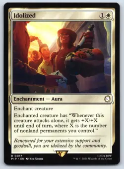 Idolized - Universes Beyond Fallout - MTG - Near Mint - Image 1