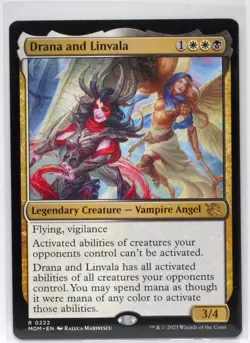 Drana and Linvala March of the Machine Magic the Gathering MTG English 0222 - Image 1
