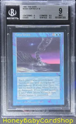 MTG The Dark 1994 Mana Vortex BGS 9.0 MINT Old School 93/94 - Image 1