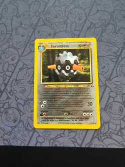 Pokemon: Forretress #2/75 Neo Discovery 2001 Non-holo Vintage - MP - J83 - Image 1
