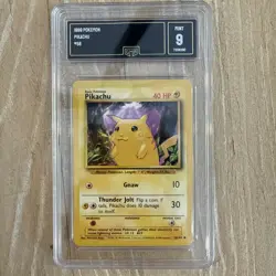 Pikachu #58 (Pokemon Base Set) 1999 Grade 9 MINT - Image 1