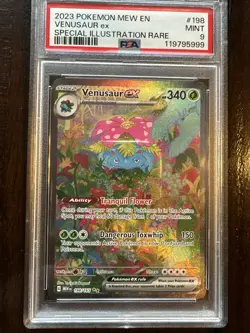 Pokemon 2023 New Venusaur EX Special Illustration Rare PSA Mint 9 - Image 1
