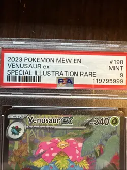 Pokemon 2023 New Venusaur EX Special Illustration Rare PSA Mint 9 - Image 3