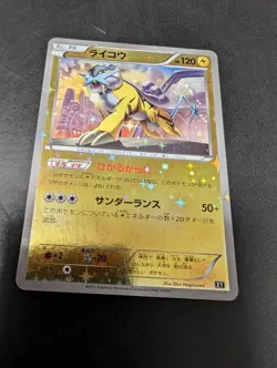 Japanese Pokemon Raikou Reverse Holo Best Of XY 033/171 Lp - Image 1